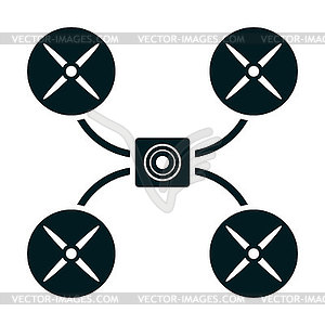 Drone icon - vector clipart