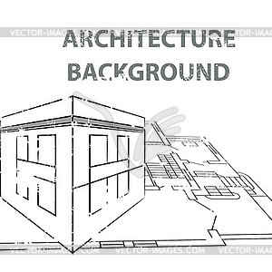 Architecture background - vector clipart / vector image