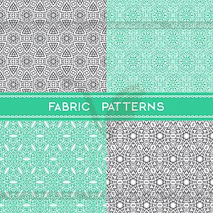 Fabric Patterns - vector image