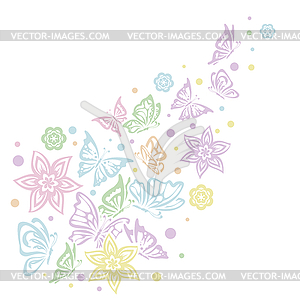 Various Butterflies - vector clipart
