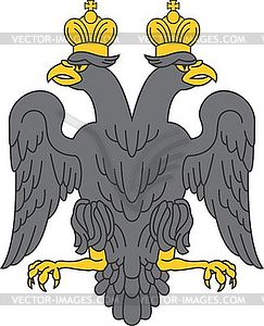 Two headed imperial eagle - vector image