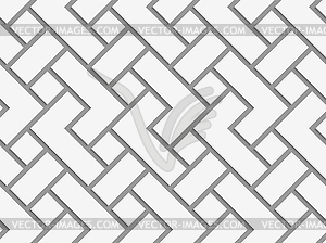 Perforated rectangular irregular grid - vector clip art