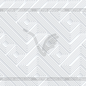 Рюш бумаги диагональные дуги со смещением - векторное изображение