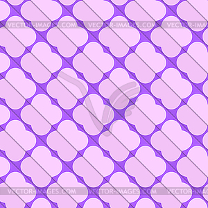 Retro 3D pink and purple diagonal butterflies - vector clipart