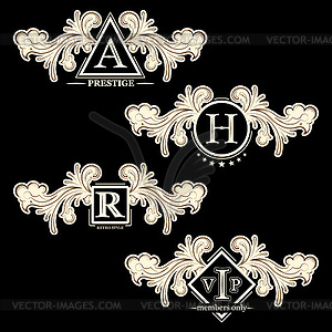 Vintage design elements - vector image