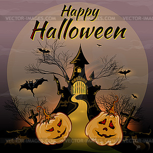 Happy Halloween - vector clipart