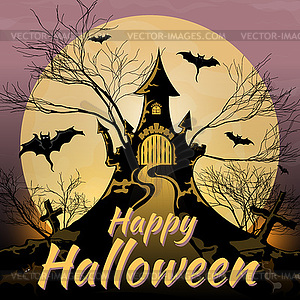 Happy Halloween - vector clipart