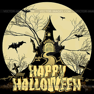 Happy Halloween - vector image