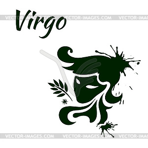 Zodiac sign Virgo - vector clip art