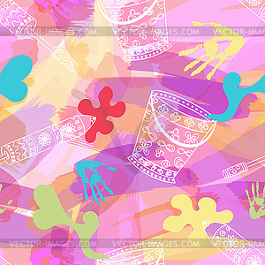 Happy Holi - vector clipart