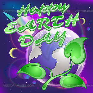 Earth day - vector image