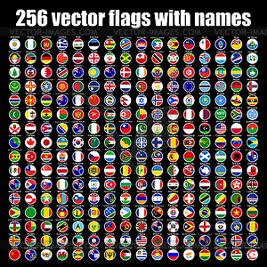 Flags of world - vector image