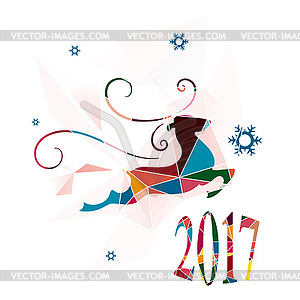 Christmas card - vector clipart