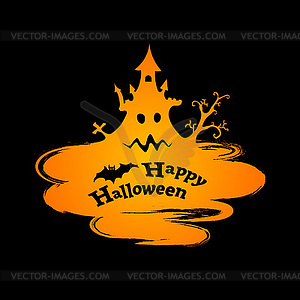 Happy Halloween - royalty-free vector clipart