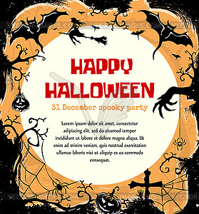 Happy Halloween - vector clip art