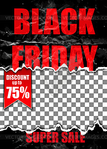 Black Friday design pattern - vector clip art