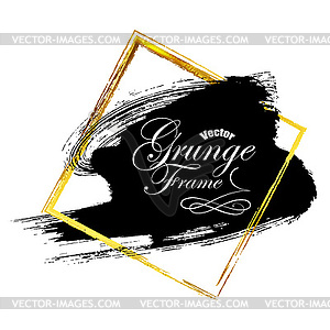 Abstract background, Grunge brush - vector image