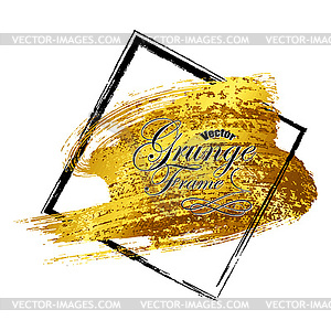 Abstract background, Grunge brush - vector clipart