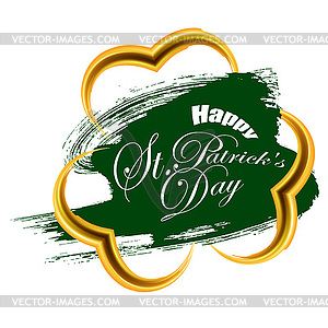 Happy St. Patricks day - vector image