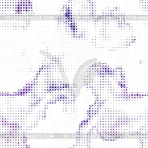 Halftone abstract seamless background - vector image