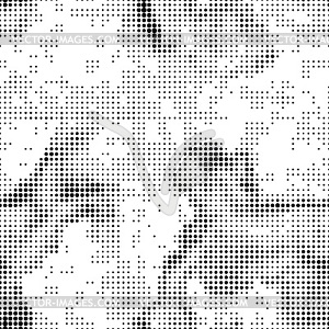 Halftone abstract seamless background - vector image