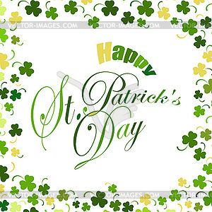 Saint Patricks Day - vector clipart