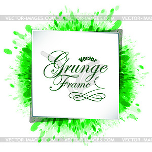 Abstract background, grunge frame - vector clipart