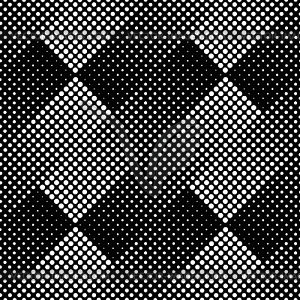 Halftone seamless pattern - vector image