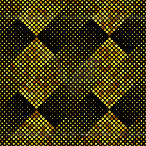 Halftone seamless pattern - vector clipart