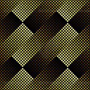 Halftone seamless pattern - color vector clipart