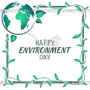 World environment day - vector image