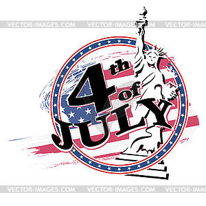 Independence day USA - vector clipart