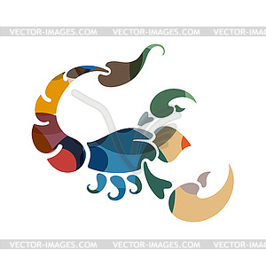 Scorpio zodiac Sign - vector image