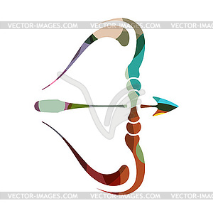 Sagittarius zodiac Sign - vector clipart