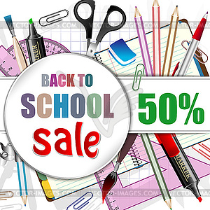 Back to school - royalty-free vector image