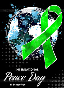 Международный день мира - векторное изображение клипарта