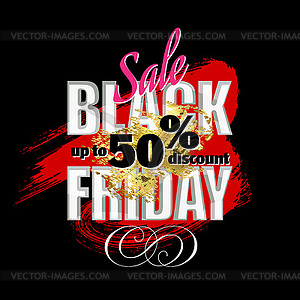 Black Friday sale - vector clipart