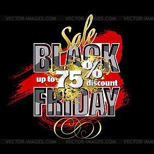 Black Friday sale - vector clipart