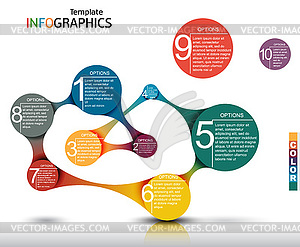 Infographic template. abstract business concept - vector clipart / vector image