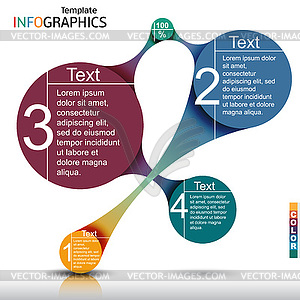 Infographics business template elements - vector image