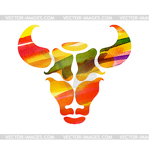 Zodiac sign Taurus - vector EPS clipart