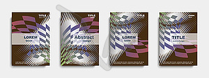 Abstract cover design. banners - royalty-free vector image