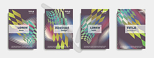 Abstract cover design. banners - vector clip art