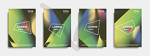 Abstract cover design. banners - vector image