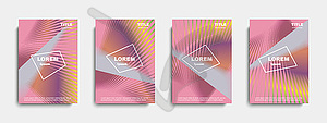 Abstract cover design. banners - vector image