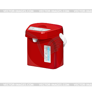 Electric tea kettle household equipment - vector clipart