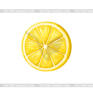 Lemon citrus fruit sketch - vector image