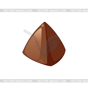 Сладкие шоколадные конфеты праздник удовольствия значок - векторный клипарт