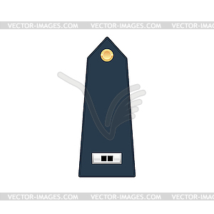 Chief warrant officer 2 CW2 army rank insignia - vector image