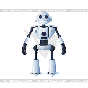 Cyborg artificial intelligence, humanoid robot - vector clipart